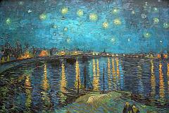 Paris Musee D'Orsay Vincent van Gogh 1888 Starry Night over the Rhone 1